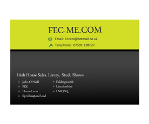 Business Card Design by Designing World for Fec | Design: #3466937