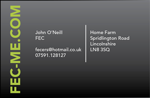 Business Card Design by sbegley for Fec | Design: #3481979