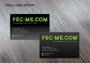 Business Card Design by Small Label Design for Fec | Design: #3471263