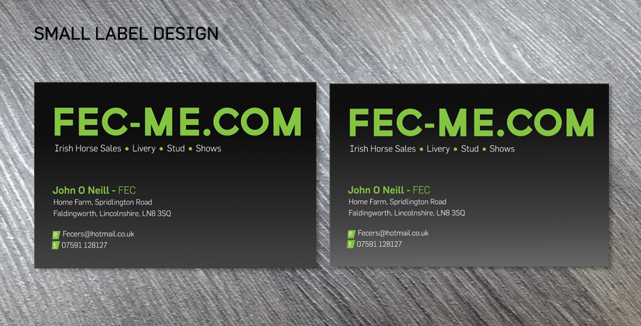 Design de Carte de Visite par Small Label Design pour Fec | Design #3498766