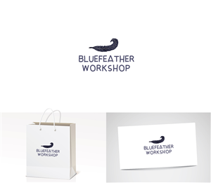 Bluefeather Workshop | Logo Design by Fresh Art
