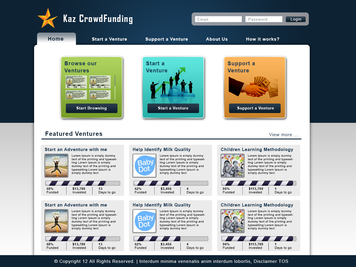 Web Design by 5Designer for this project | Design #900927