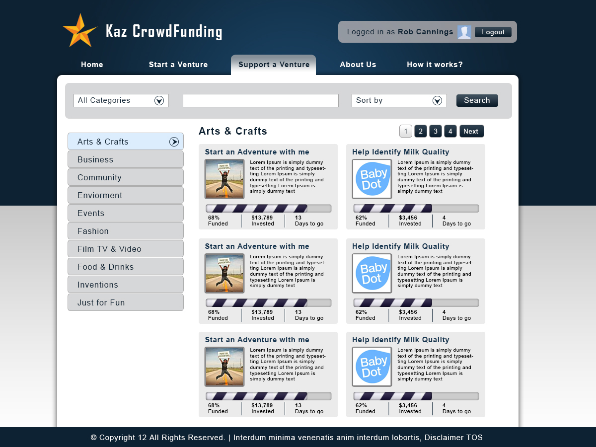 Web Design by 5Designer for this project | Design #900998