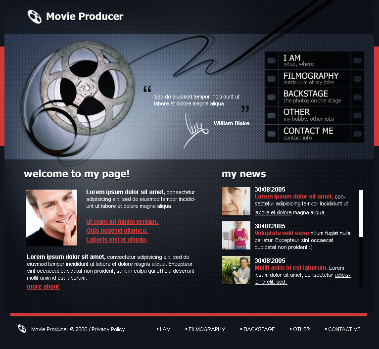 Diseño Web por Faddy para este proyecto | Diseño #866065