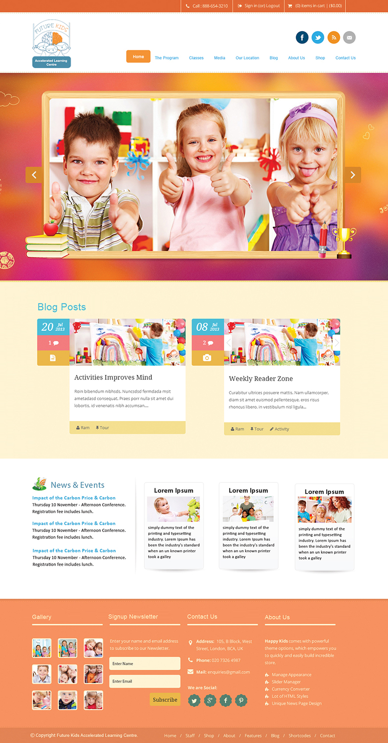 Wordpress Design by webxvision for this project | Design #3504593