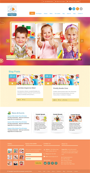 Design Wordpress par webxvision pour ce projet | Design : #3504593