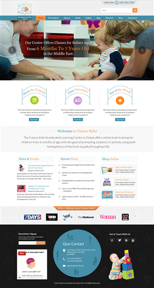 Wordpress Design by Sbss for this project | Design: #3483469