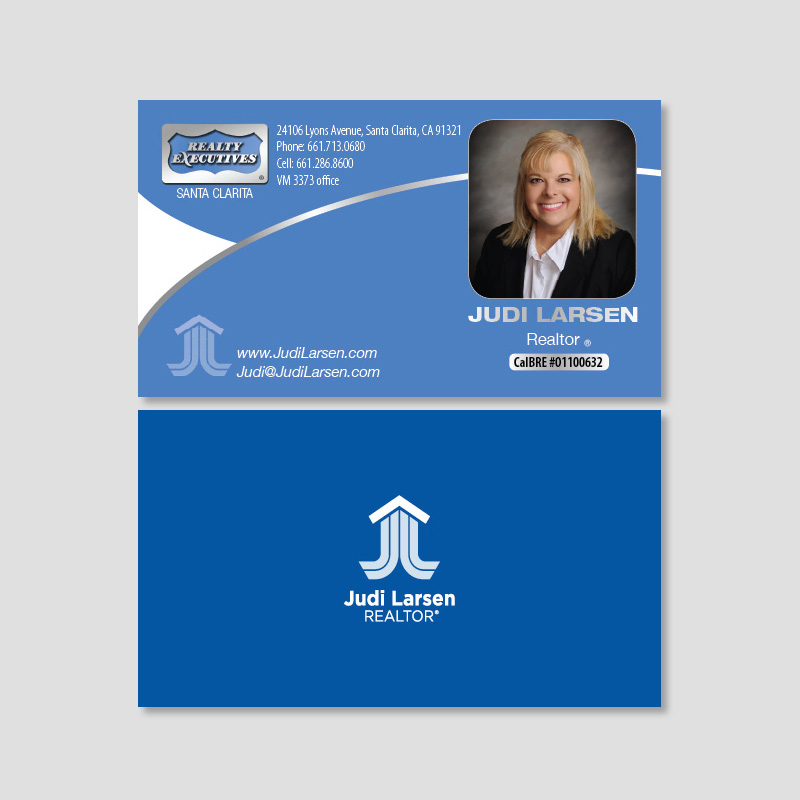 Business Card Design by Michele_co for The Larsen Team | Design #3507944