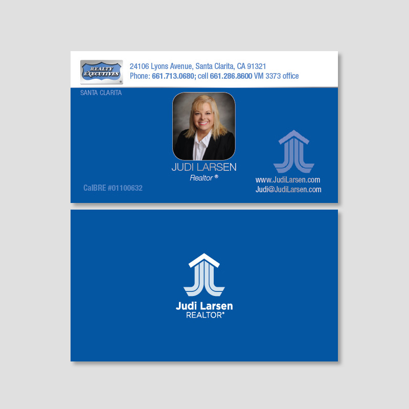 Business Card Design by Michele_co for The Larsen Team | Design #3507950