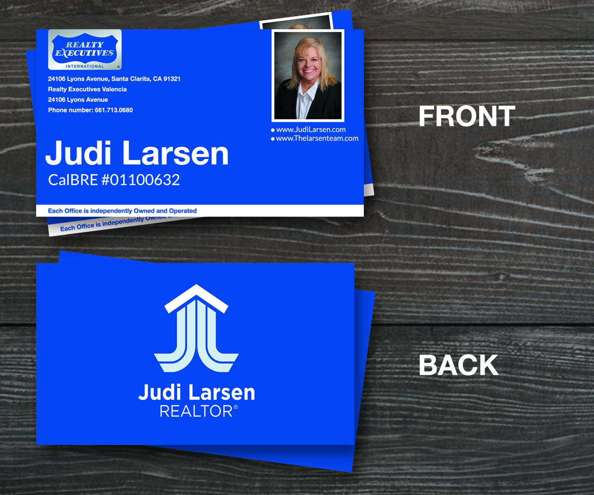Business Card Design by Lone wolf for The Larsen Team | Design #3468449