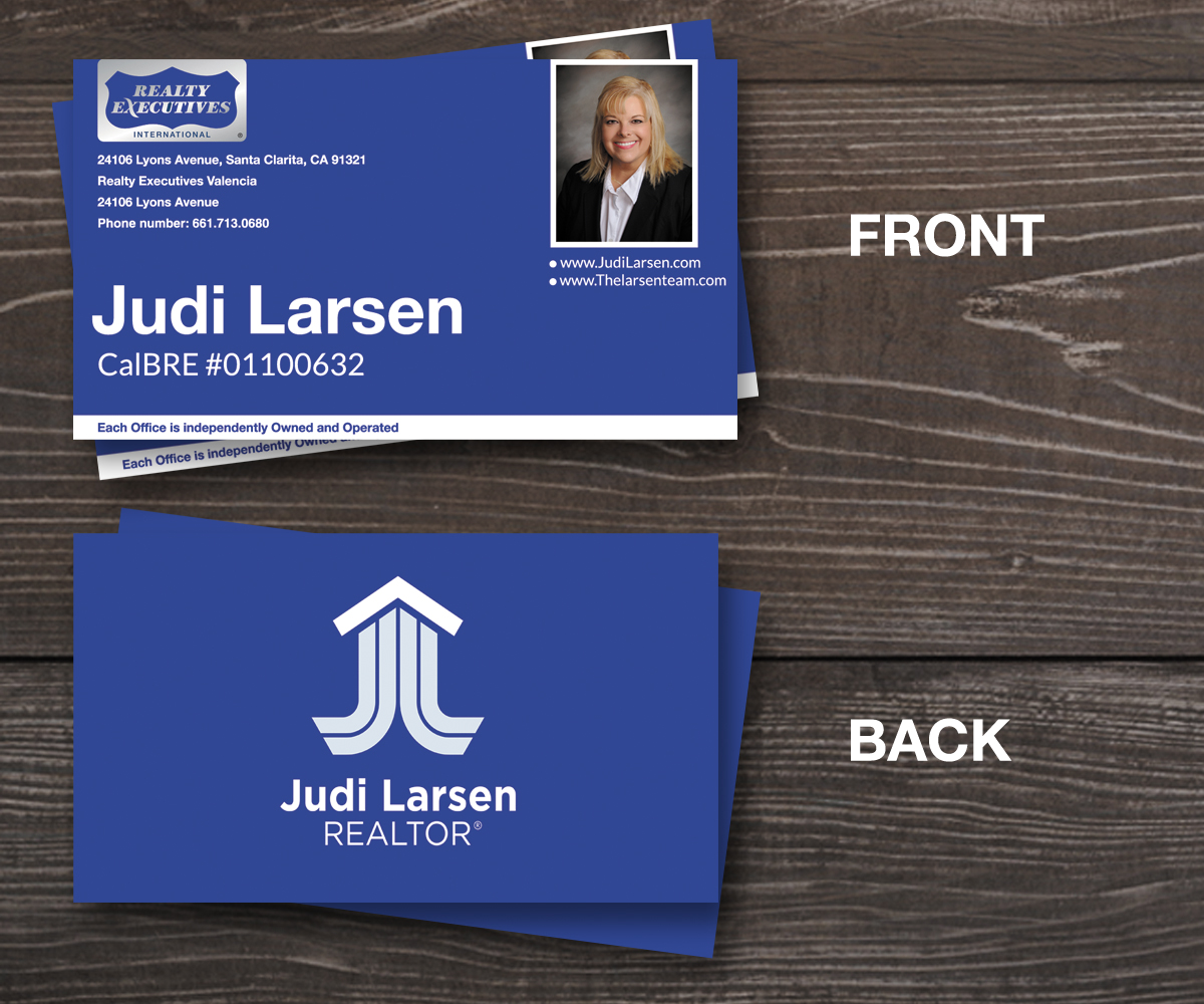 Business Card Design by Lone wolf for The Larsen Team | Design #3468458