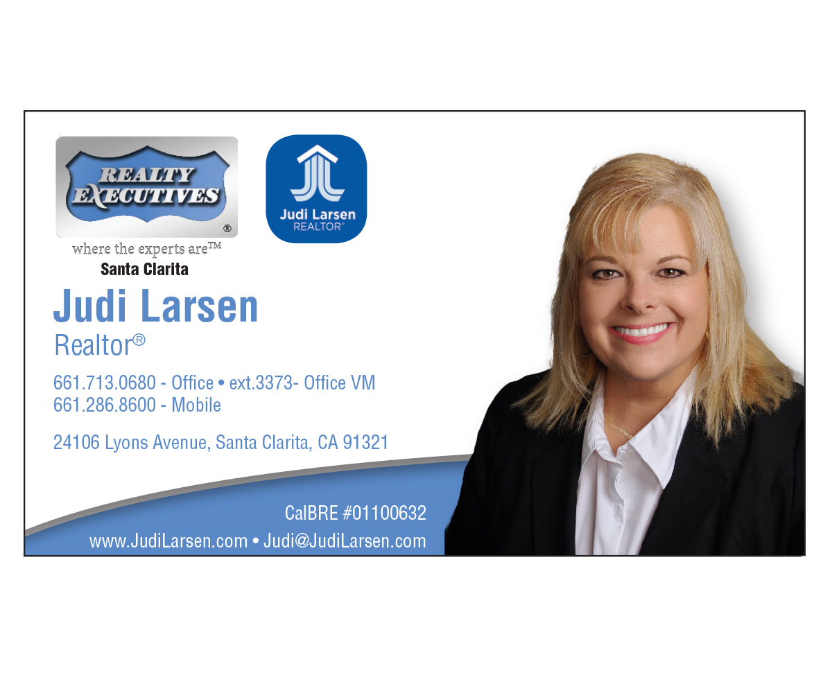Business Card Design by WittyDogDesignsLLC for The Larsen Team | Design #3489845