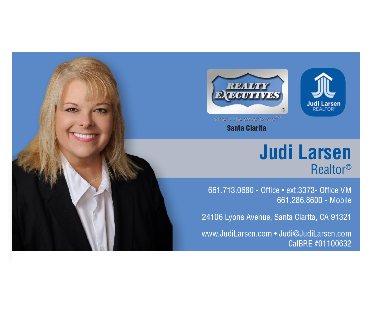 Business Card Design by WittyDogDesignsLLC for The Larsen Team | Design #3489848