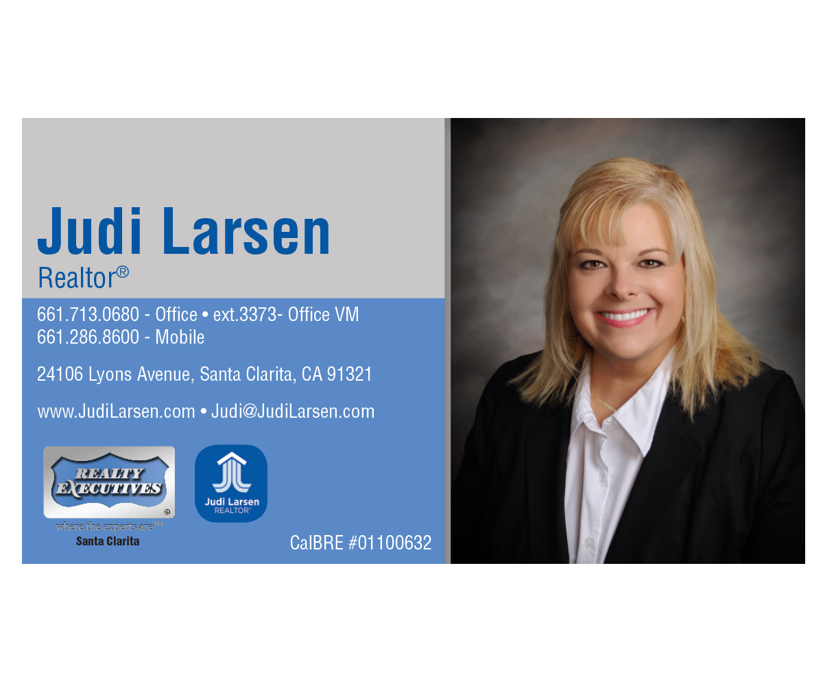 Business Card Design by WittyDogDesignsLLC for The Larsen Team | Design #3489850