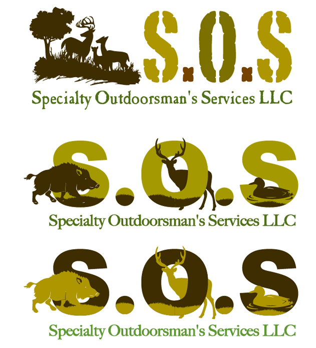 Logo Design by madrebonita for SOS: speciality outdoorsmans services | Design #3502676