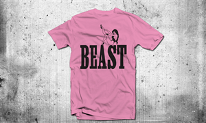 T-shirt Design by CENTERSPREAD for Beast Apparel  | Design: #3514333