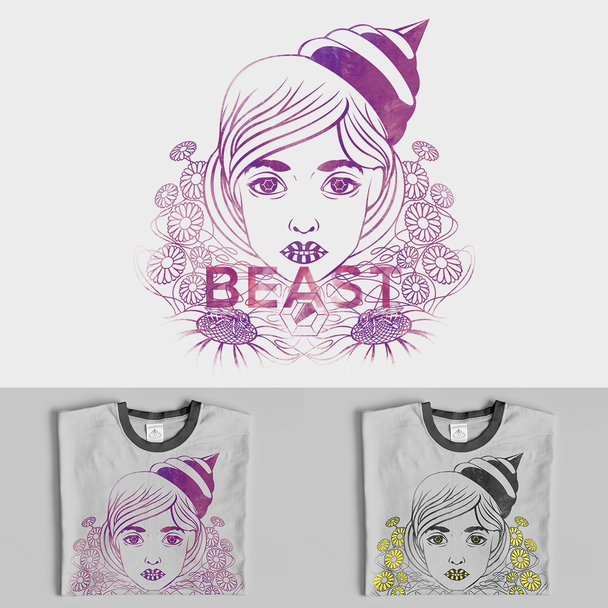 T-shirt Design by aezacfabian for Beast Apparel  | Design #3473851