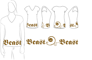 T-shirt Design by Fabiana Ong for Beast Apparel  | Design #3509912