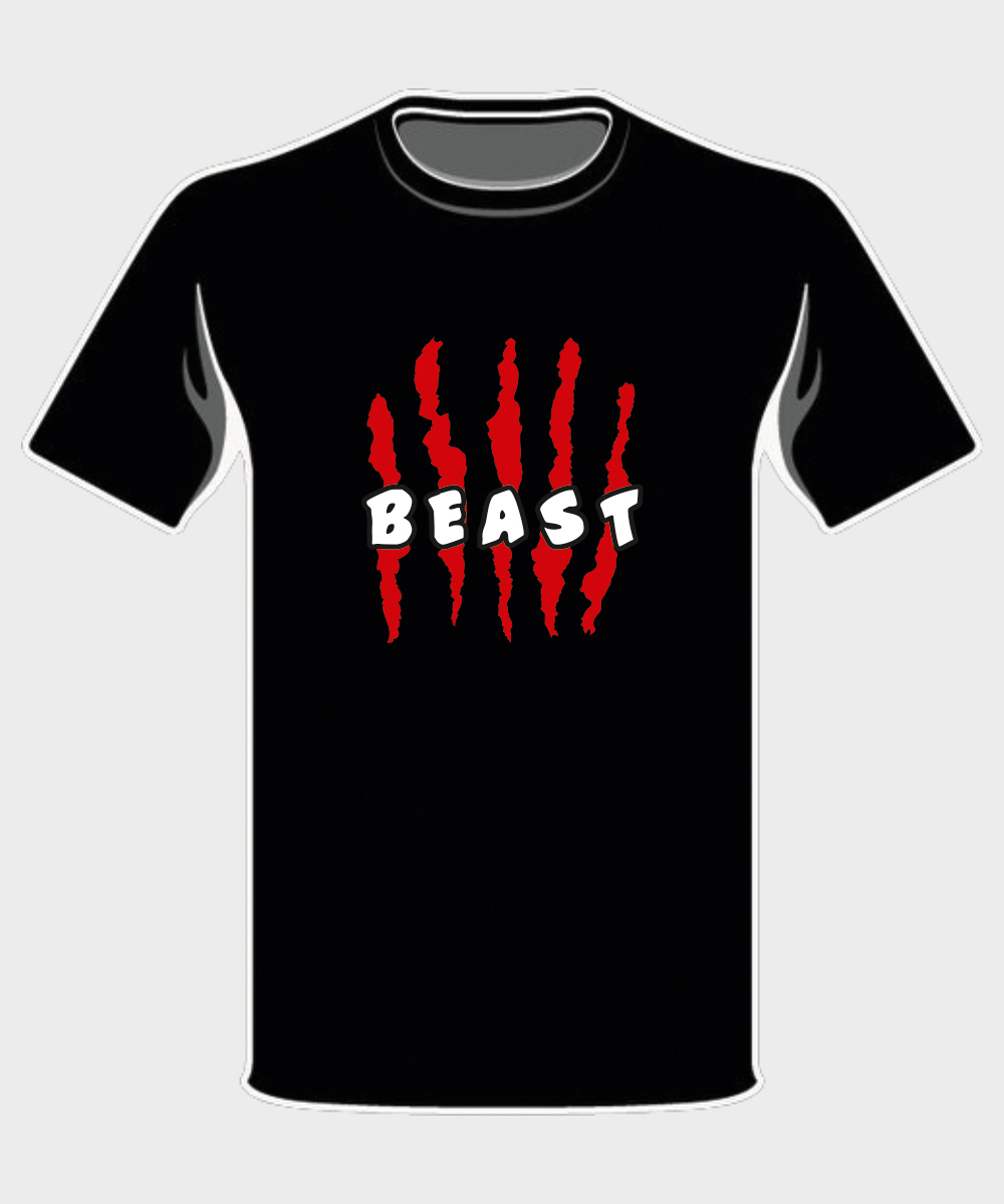 T-shirt Design by Evilcourage for Beast Apparel  | Design #3504208