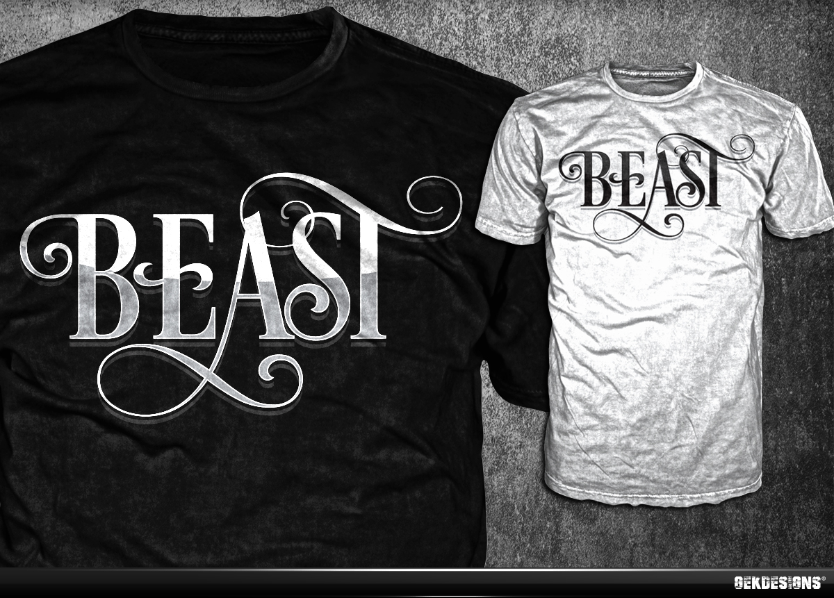 T-shirt Design by gekgrfx for Beast Apparel  | Design #3509235