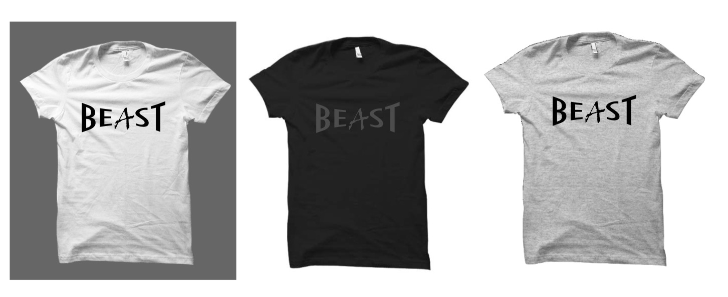 T-shirt Design by aseloleh for Beast Apparel  | Design #3481516