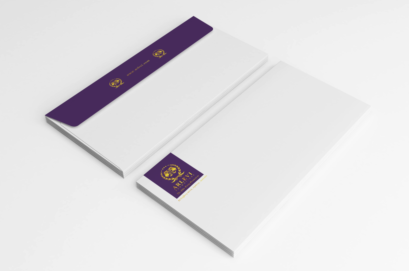 Stationery Design by HYPdesign for Arlevi Promotions | Design #3475392