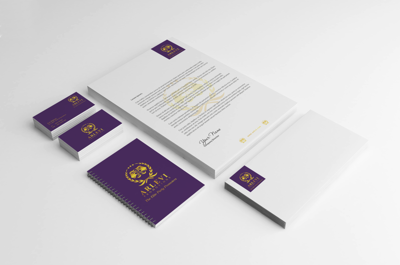 Stationery Design by HYPdesign for Arlevi Promotions | Design #3480562