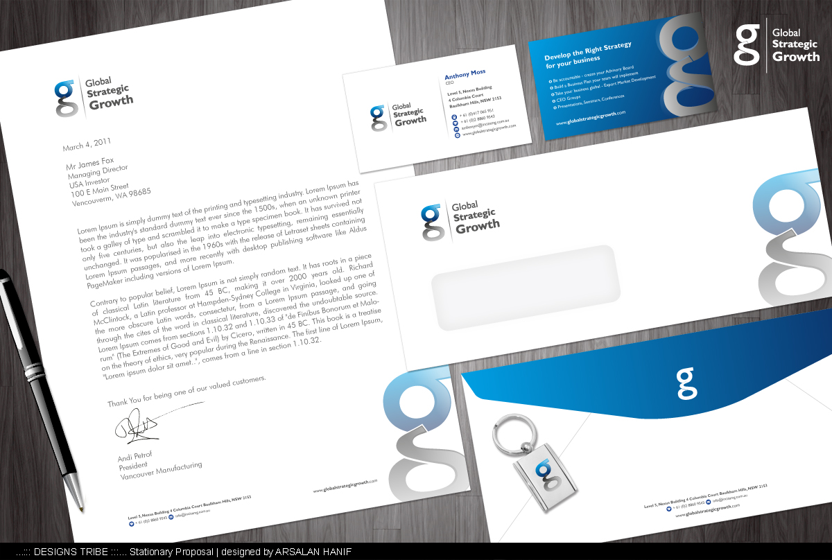 Schreibwaren-Design von DesignsTRIBE für dieses Projekt | Design #872339