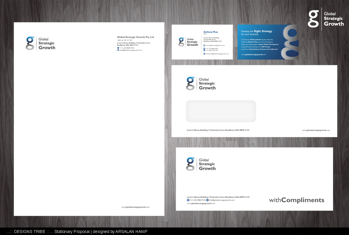 Stationery Design by DesignsTRIBE for this project | Design #878260