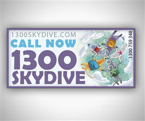 Sticker Design by neboica for Sydney Skydivers | Design: #3477554