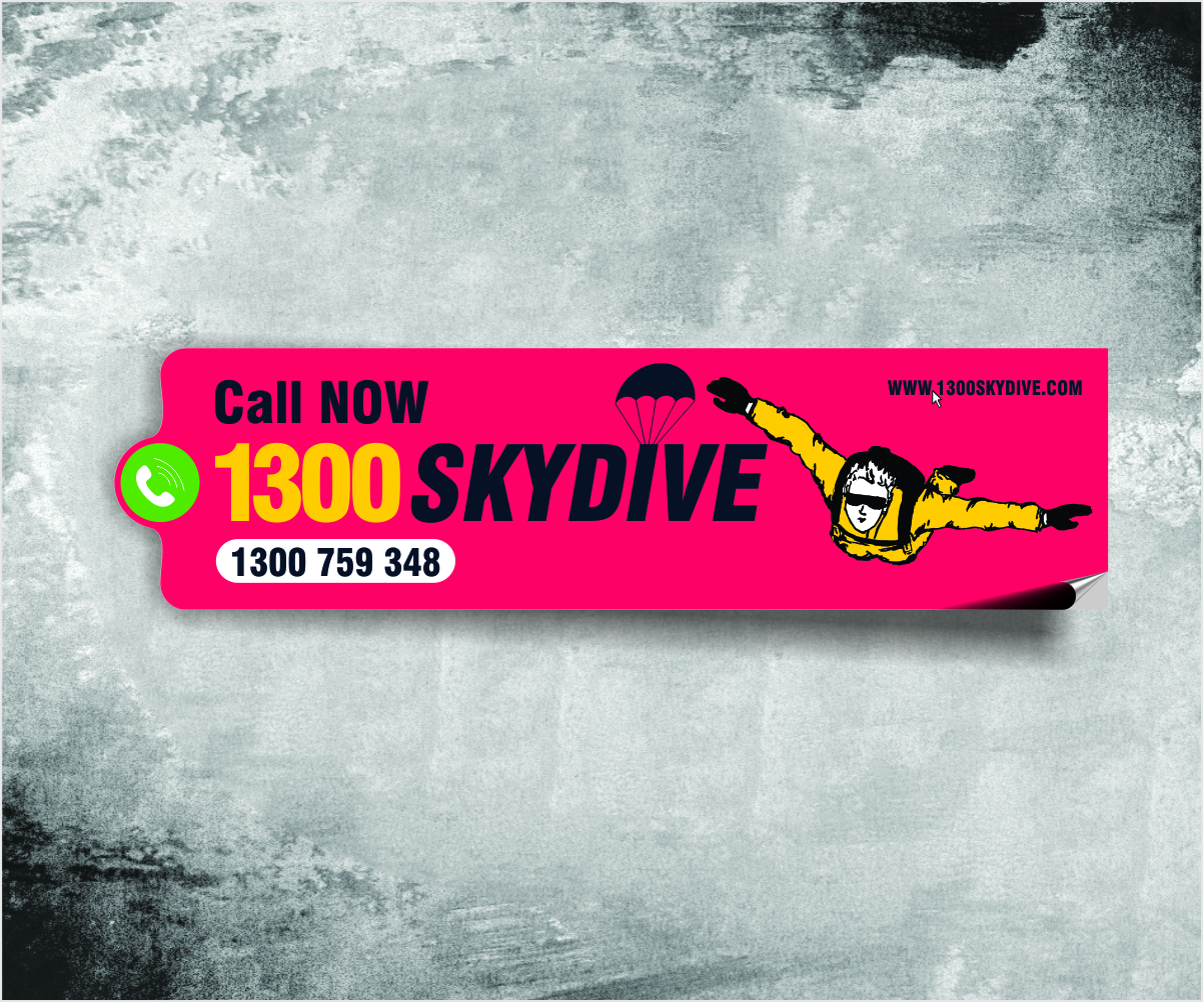 Sticker Design by Raman for Sydney Skydivers | Design #3542797