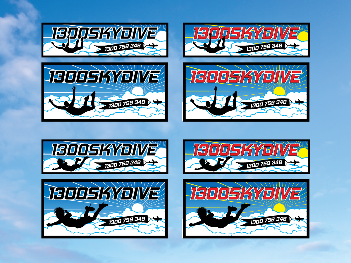 Sticker Design by P.O.Design for Sydney Skydivers | Design #3493141
