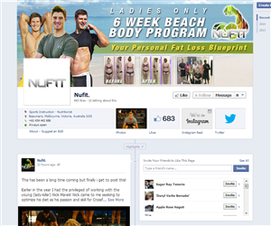 Sports Nutrition Business Background template | Facebook Design by jeffdefy