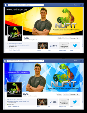 Facebook-Design von Satyajit Sil Creations für NUFIT | Design: #3482743