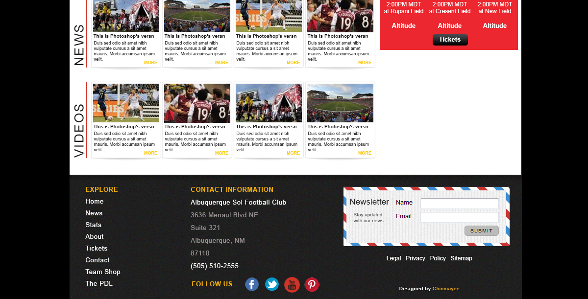 Web Design by chinmayee for Maverick Web Video | Design #3524113