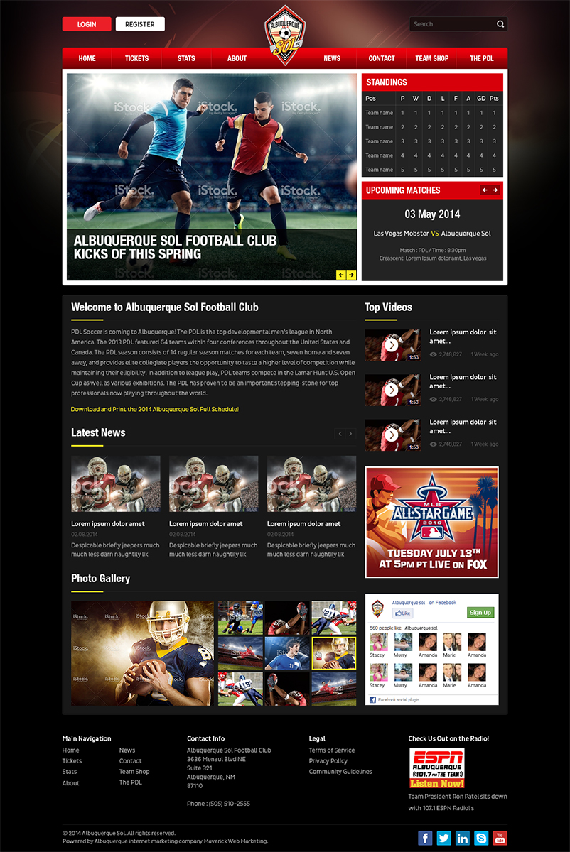 Web Design by Mayank Patel for Maverick Web Video | Design #3534055