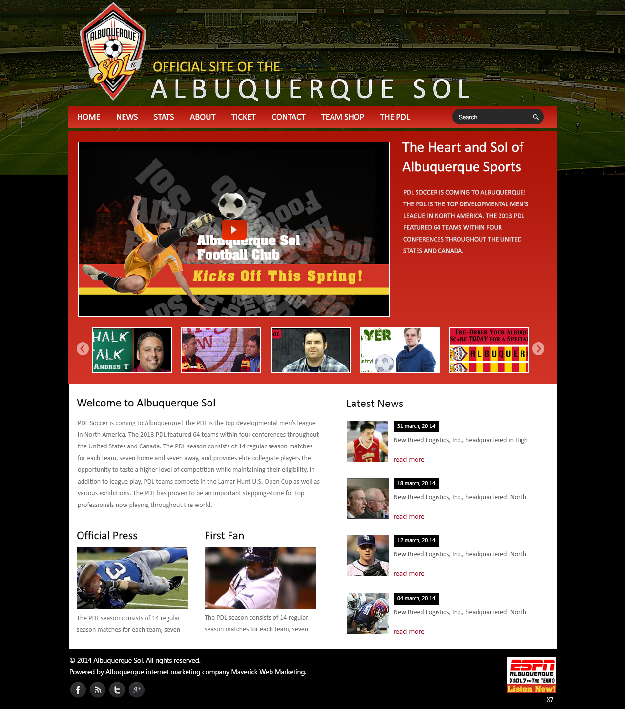 Web Design by pb for Maverick Web Video | Design #3521246