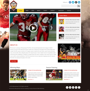 Web Design by pb for Maverick Web Video | Design: #3521249