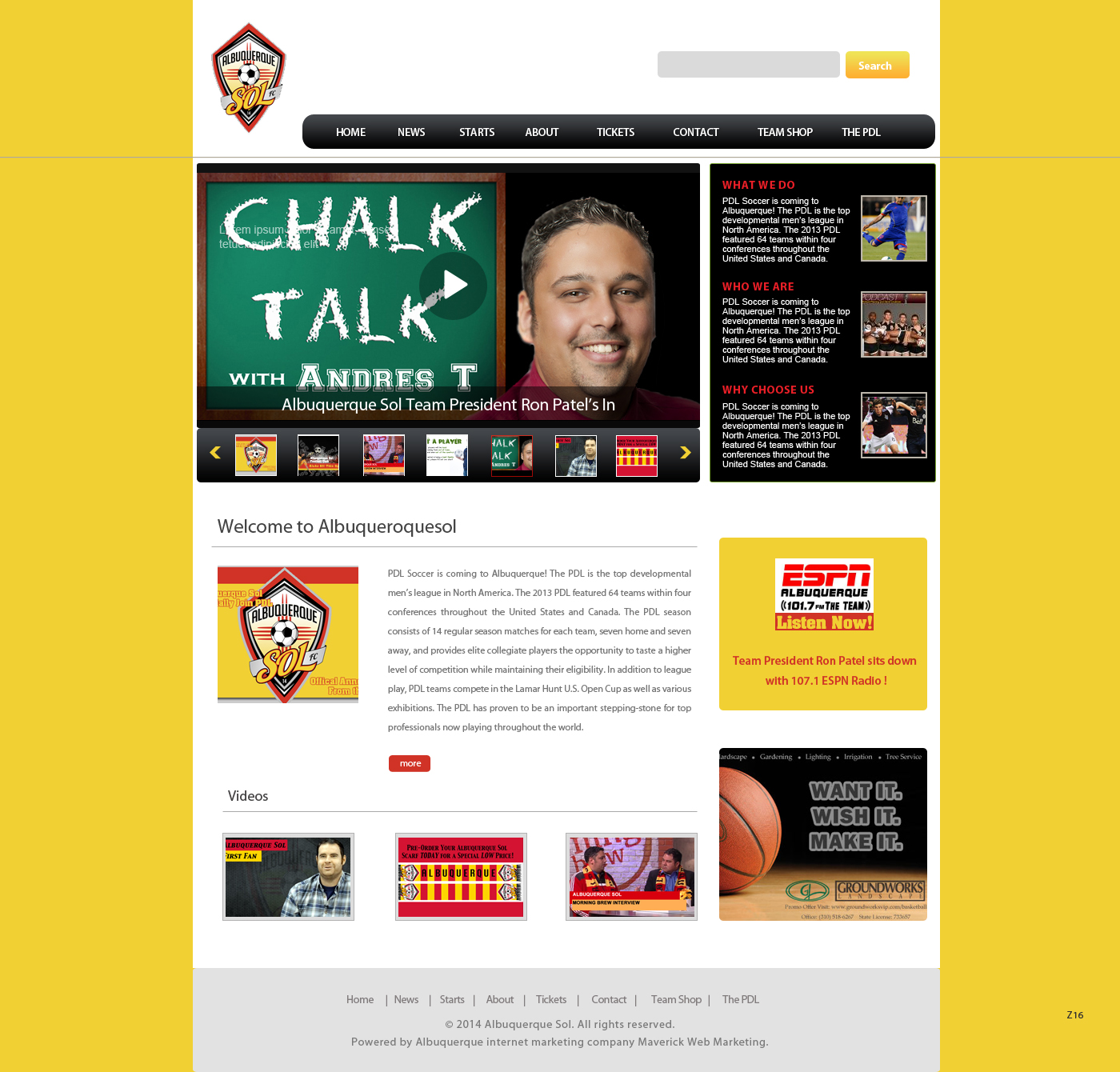 Web Design by pb for Maverick Web Video | Design #3548003