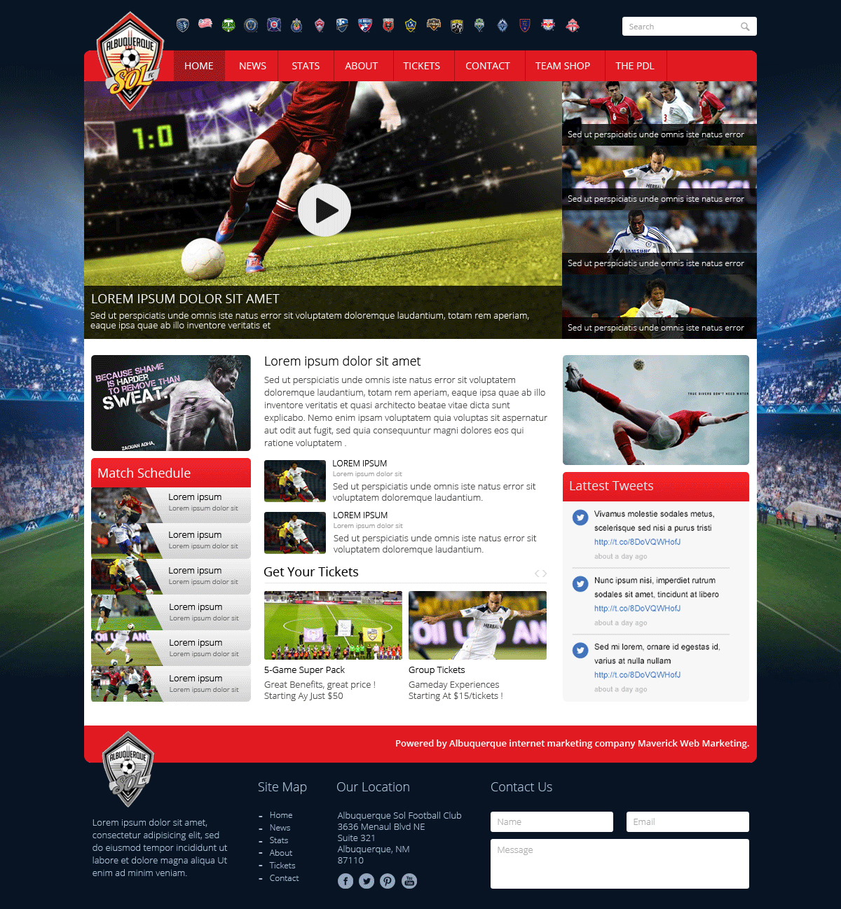 Web Design by OM for Maverick Web Video | Design #3562483