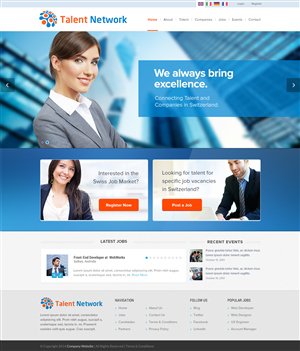 Wordpress Design by Emmanuel for this project | Design: #3534778