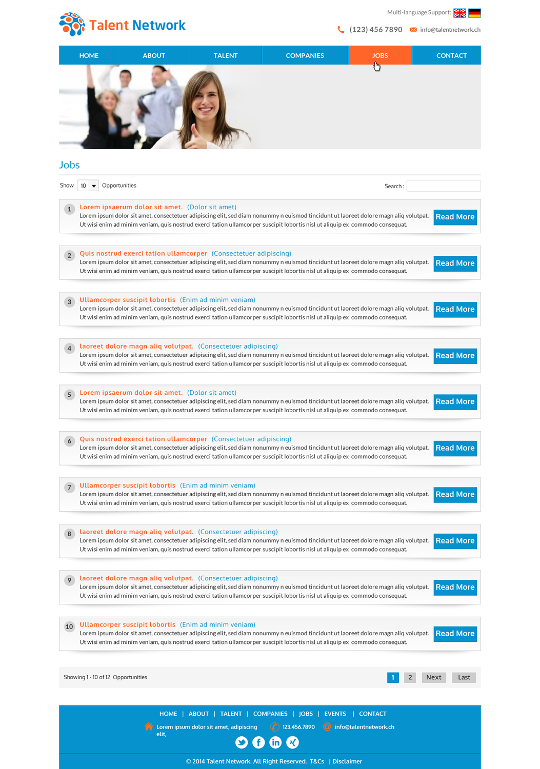 Wordpress Design by Sbss for this project | Design #3544382