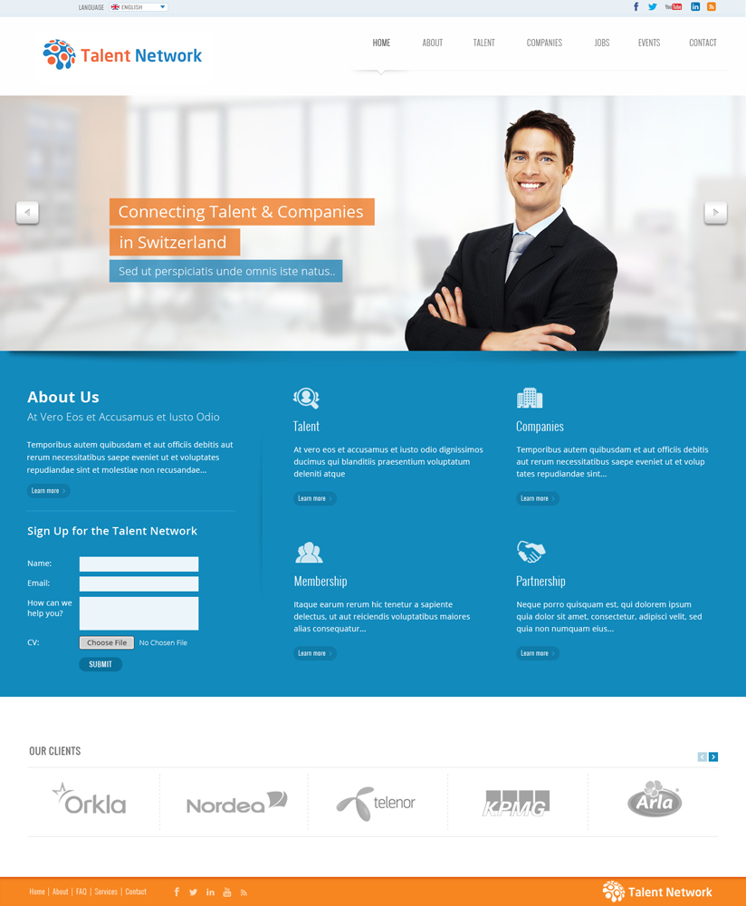 Wordpress Design by Da Miracle for this project | Design #3536817