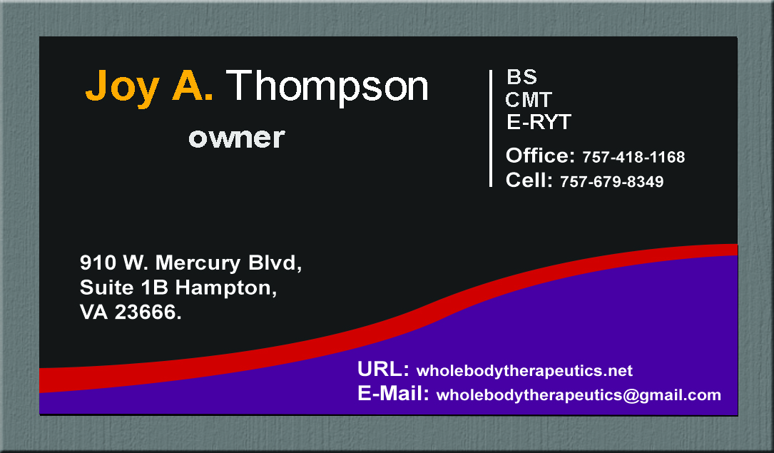 Business Card Design by Logo Designer 2020 for Whole Body Therapeutics LLC | Design #3479954