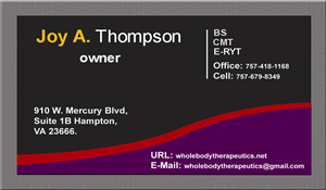 Design de Carte de Visite par Logo Designer 2020 pour Whole Body Therapeutics LLC | Design : #3479954