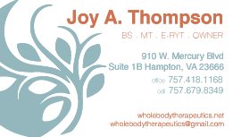 Design de Carte de Visite par sjlustig9 pour Whole Body Therapeutics LLC | Design : #3472453