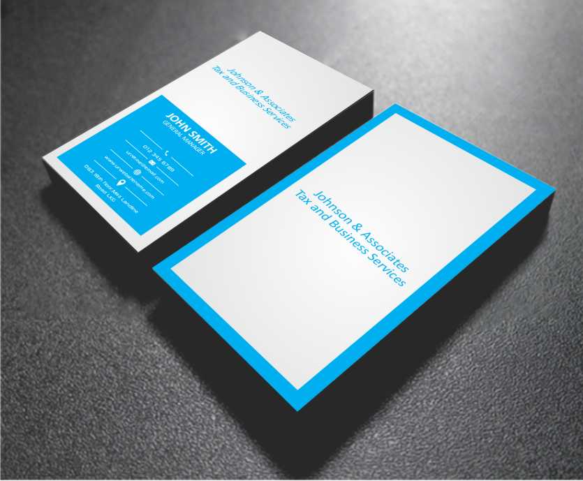 Diseño de Tarjeta de Presentación por AwsomeD para Johnson & Associates Tax Services | Diseño #3486076