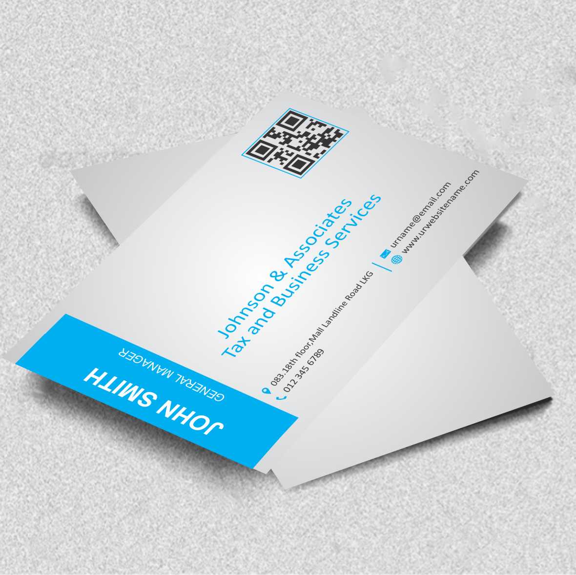 Visitenkarten-Design von AwsomeD für Johnson & Associates Tax Services | Design #3486081