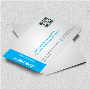 Business Card Design by AwsomeD for Johnson & Associates Tax Services | Design #3486081