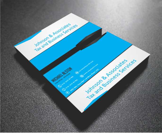 Diseño de Tarjeta de Presentación por AwsomeD para Johnson & Associates Tax Services | Diseño #3486087